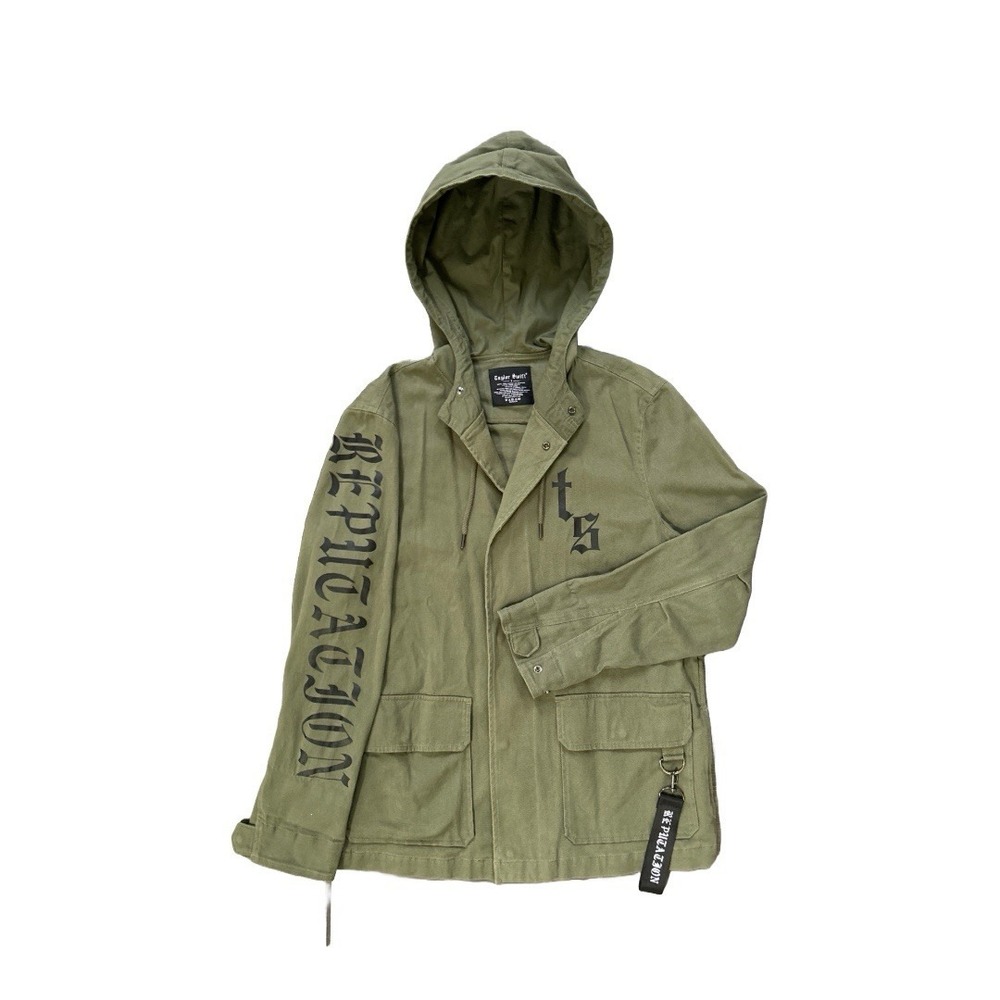 RARE Official‎ Taylor Swift Reputation Tour Military Jacket Size S Olive Green